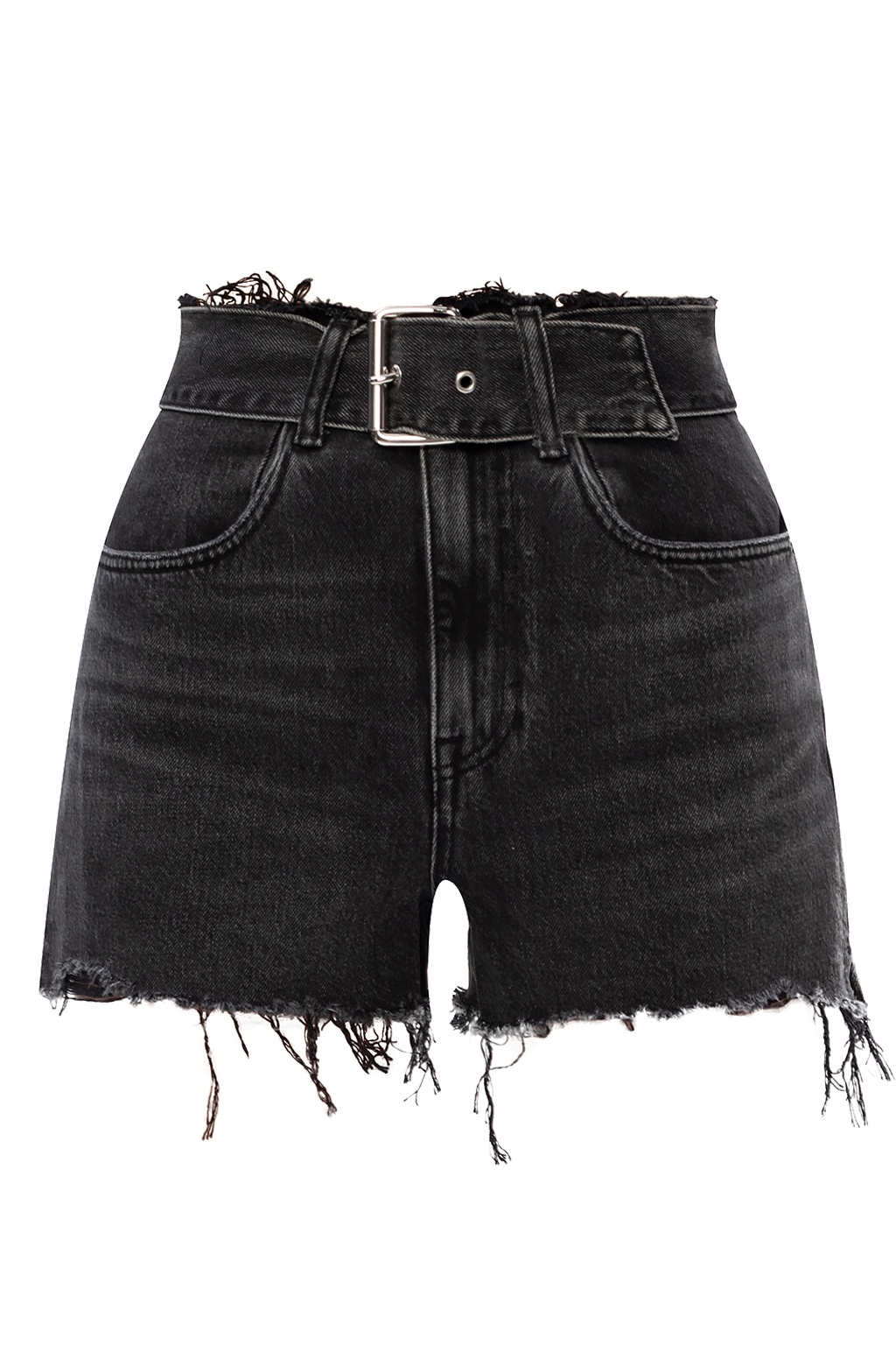 パンツ andwang fringe denim short pants fringe denim short pants